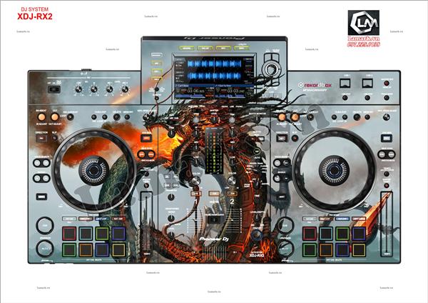 Ảnh đại diện sản phẩm Skin XDJ RX2 không viền (Rx2 04)
