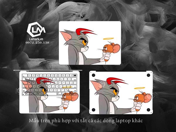 Ảnh đại diện sản phẩm Dán skin Macbook Hình Tom & Jerry 15