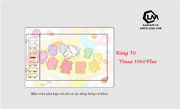 Ảnh đại diện sản phẩm Dán Skin Bảng Vẽ Điện Tử Vinsa 1060 Plus (VP6)