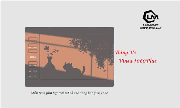 Ảnh đại diện sản phẩm Dán Skin Bảng Vẽ Điện Tử Vinsa 1060 Plus (VP8)