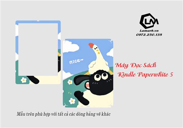 Ảnh đại diện sản phẩm Dán Skin Máy đọc sách Kindle Paperwhite 5 Mã 01