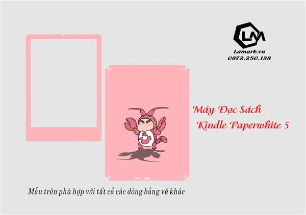 Ảnh đại diện sản phẩm Dán Skin Máy đọc sách Kindle Paperwhite 5 Mã 04