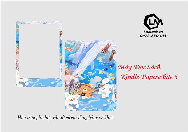Ảnh đại diện sản phẩm Dán Skin Máy đọc sách Kindle Paperwhite 5 Mã 05