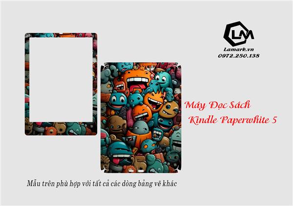 Ảnh đại diện sản phẩm Dán Skin Máy đọc sách Kindle Paperwhite 5 Mã 08