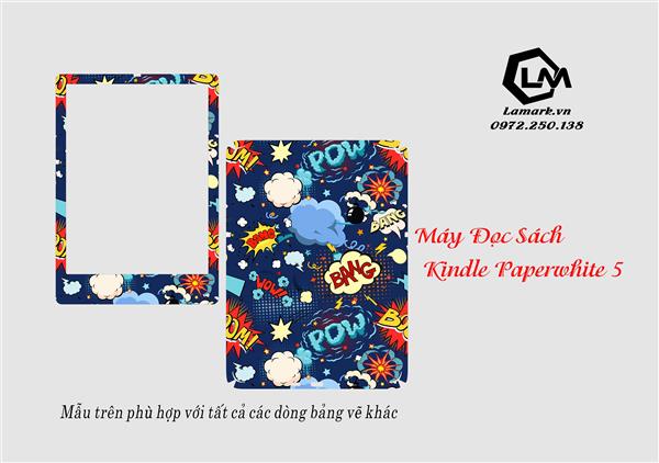 Ảnh đại diện sản phẩm Dán Skin Máy đọc sách Kindle Paperwhite 5 Mã 09