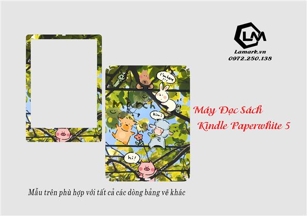 Ảnh đại diện sản phẩm Dán Skin Máy đọc sách Kindle Paperwhite 5 Mã 10