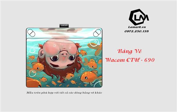 Ảnh đại diện sản phẩm Dán Skin Bảng Vẽ Điện Tử Wacom CTH - 690 (CT3)