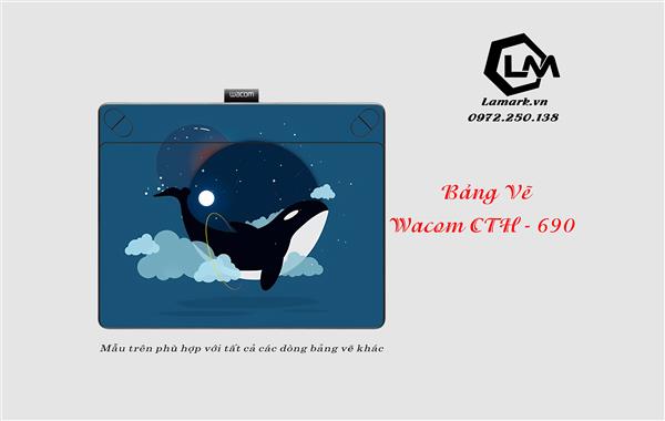 Ảnh đại diện sản phẩm Dán Skin Bảng Vẽ Điện Tử Wacom CTH - 690 (CT6)